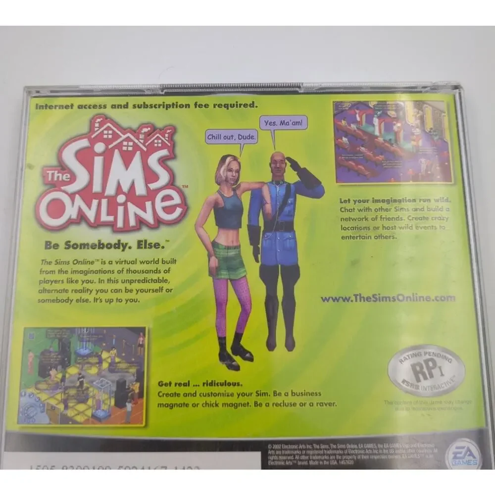The Sims Deluxe Edition PC CD ROM Video Game Life Simulation 2002 EA Games